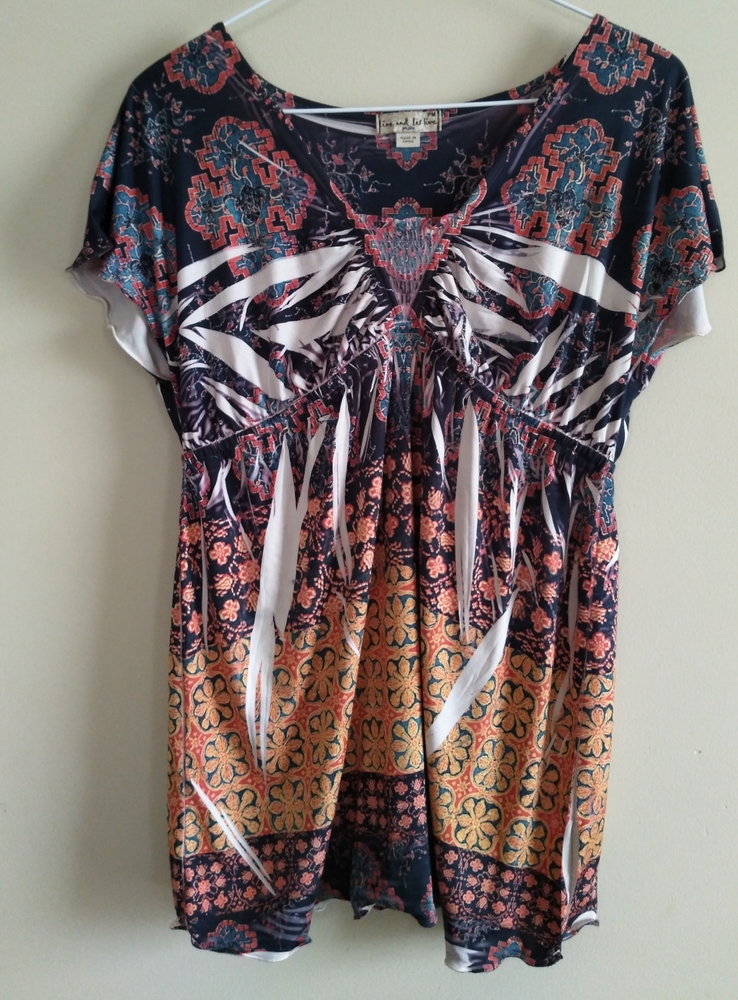 Live and Let Live Bohemian Style Blouse